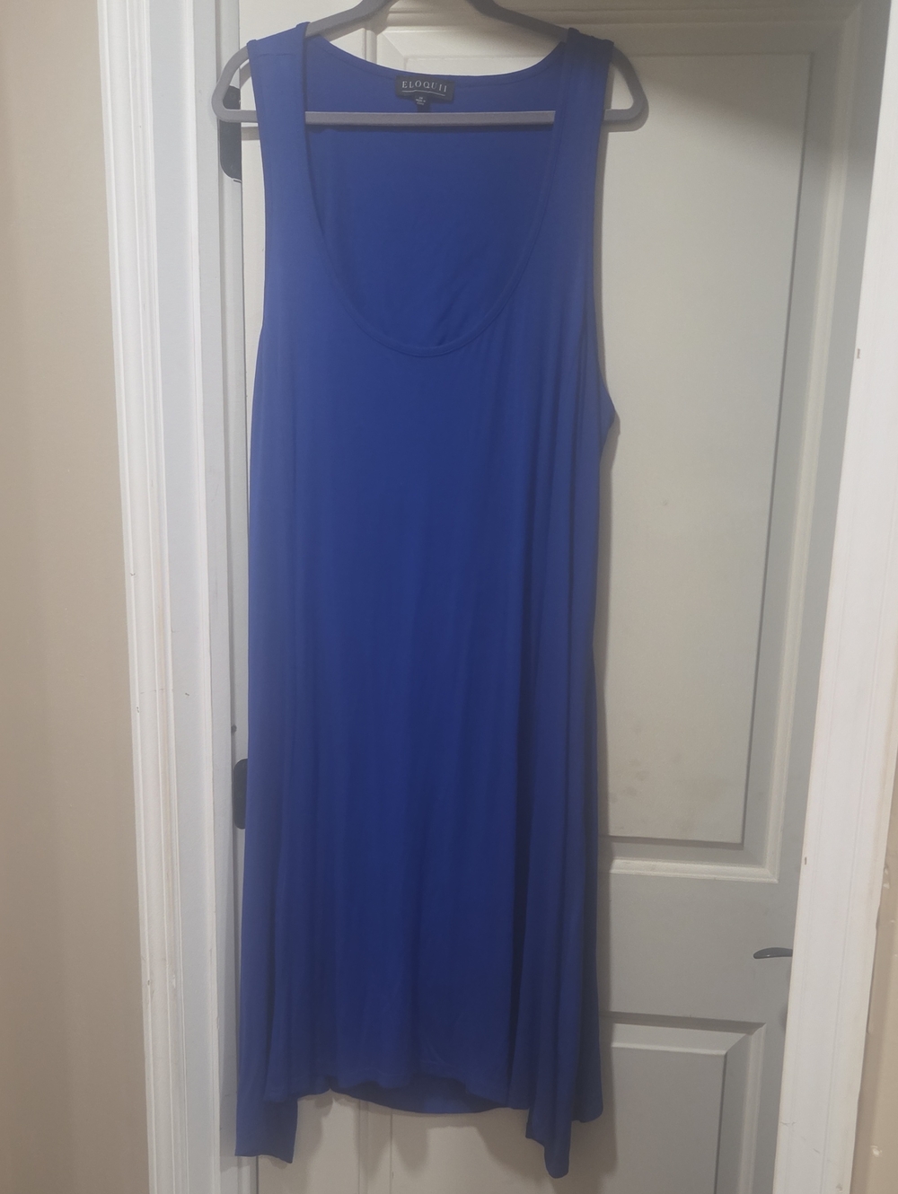 Eloquii Sleeveless Maxi Dress in Royal Blue